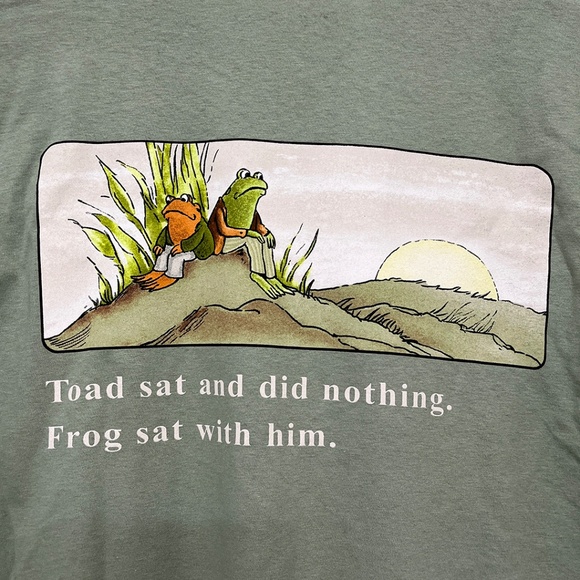 NWOT Frog and Toad Sunset Graphic T-Shirt Unisex Medium - Picture 4 of 7